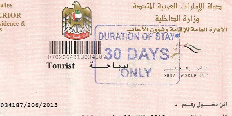 Dubai visa requirements