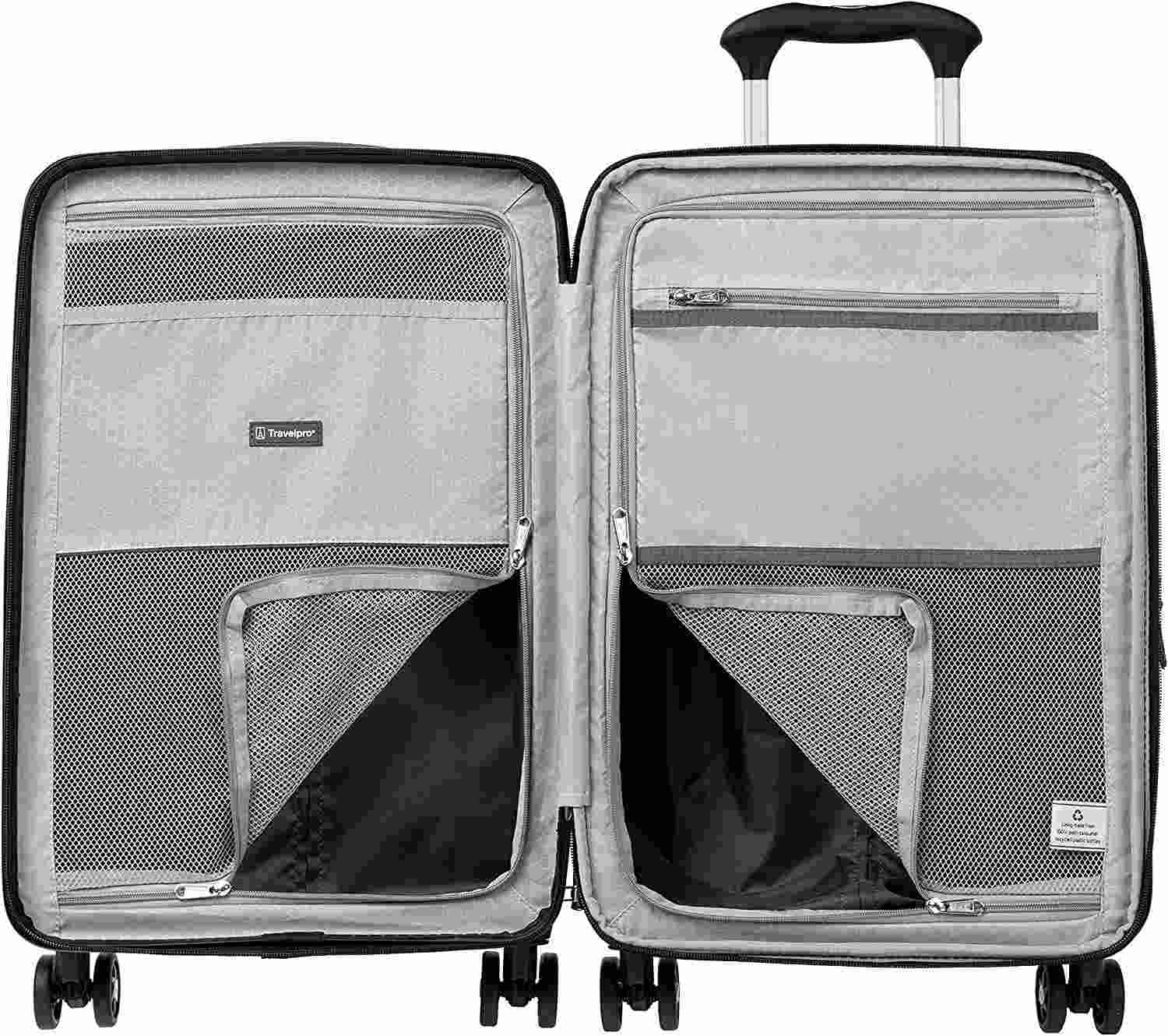 lightweight travel luggage with 360 degree aircraft wheels